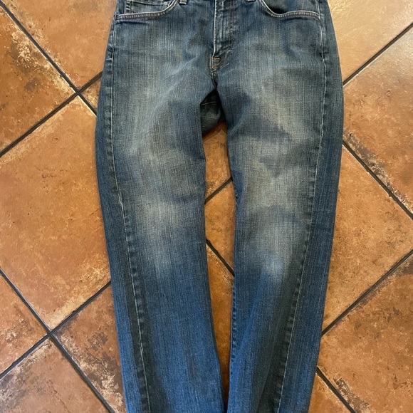 AGAVE MADE IN USA Classic Straight Gringo Jeans in Blue Brown Flex Size 34 $198 - Picture 11 of 11